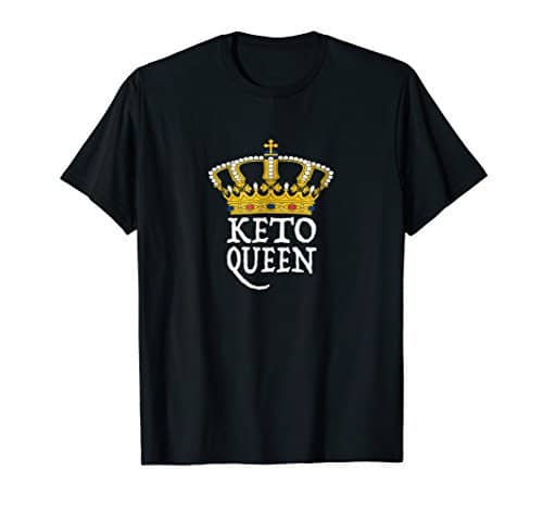 Black Keto Queen t-shirt