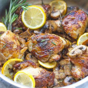 Lemon Rosemary Chicken makes a flavorful and easy weeknight dish