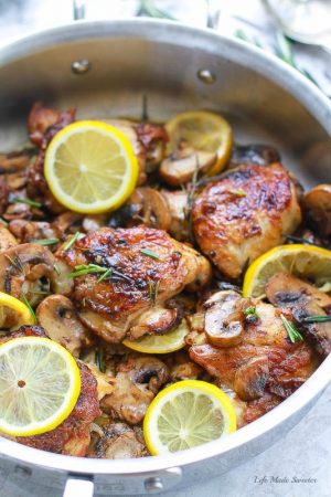 Lemon Rosemary Chicken makes a flavorful and easy weeknight dish