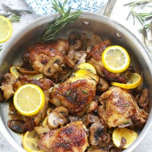 Skillet Rosemary Lemon Chicken - Life Made Sweeter