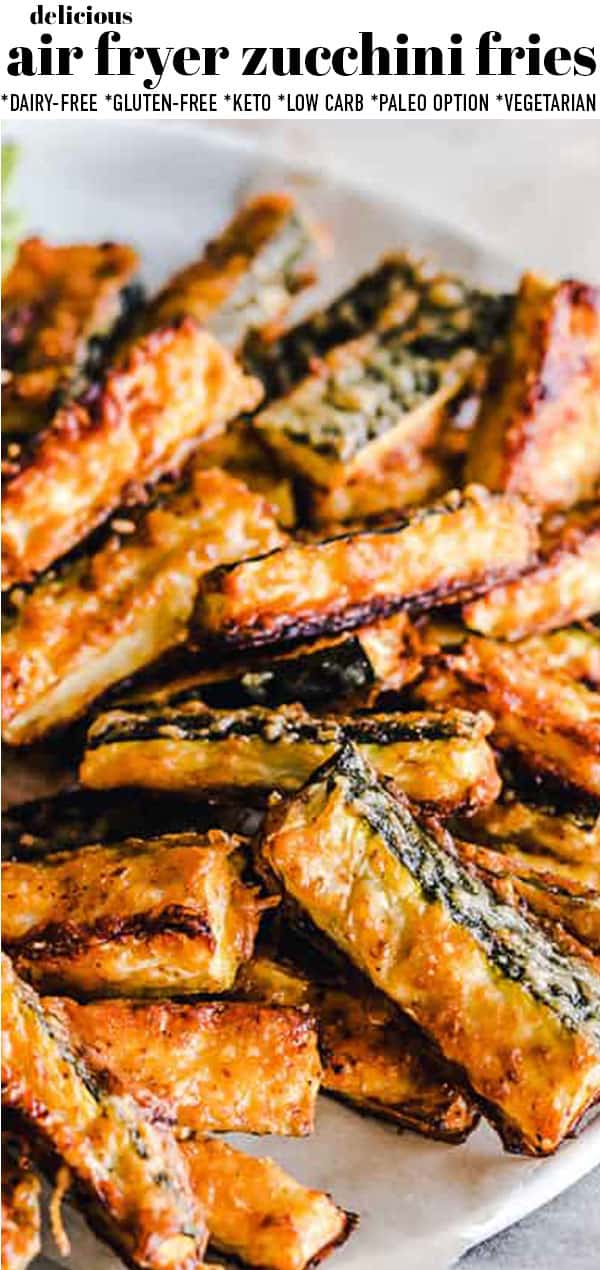 Air Fryer Zucchini Fries - Crispy Low Carb Keto Snack