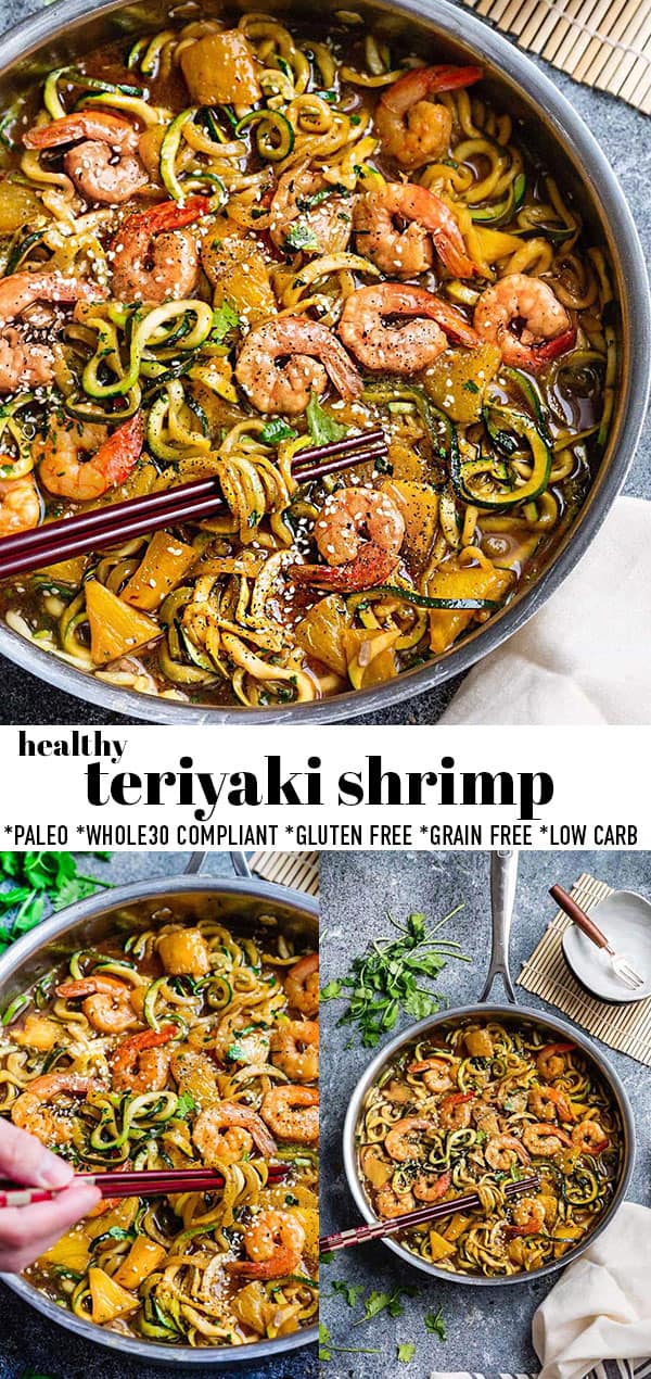 Teriyaki Shrimp Stir-Fry - Paleo | Keto + Whole30 option