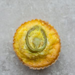Top view of Jalapeno Popper Egg Muffins