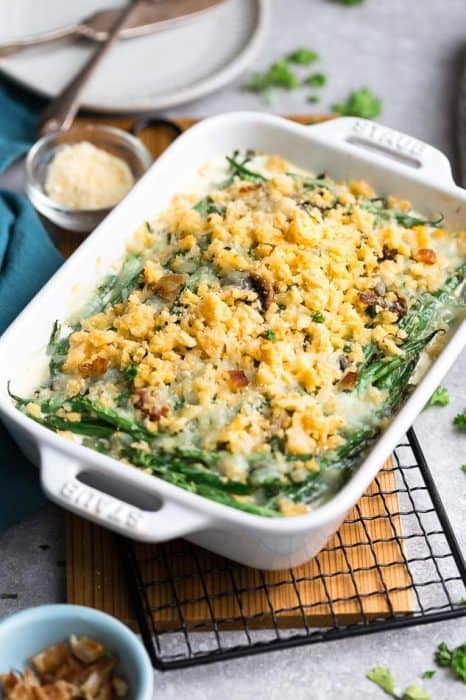 Healthy Green Bean Casserole - Life Made Sweeter