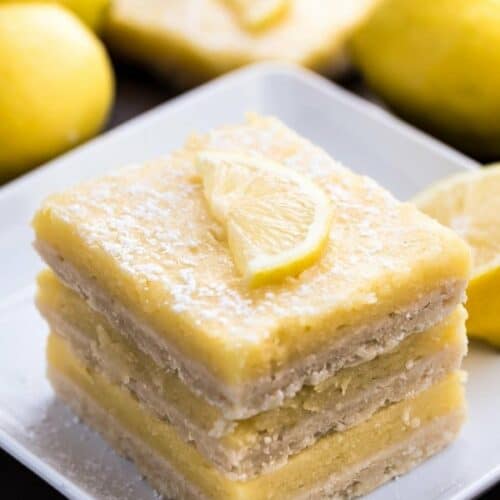 Keto Lemon Bars BEST Low Carb Sugar Free Lemon Recipe