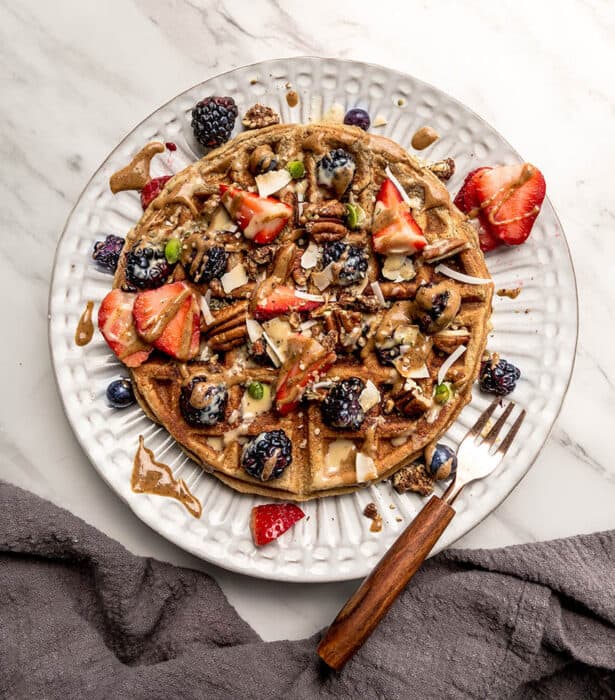 Keto Waffles | The BEST Fluffy Low Carb Breakfast Recipe