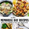 Pinterest image for healthy Memorial Day recipes.