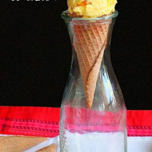 Mango Ice Cream is the perfect frozen treat for summer. Best of all, this recipe makes a super creamy ice cream full of fresh mango flavors.