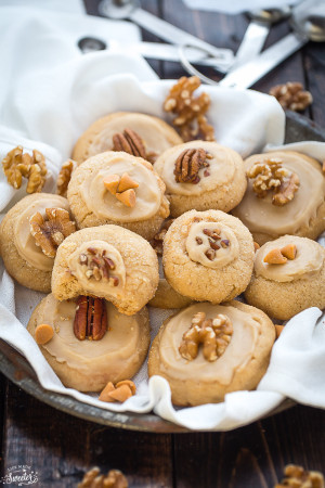 Maple Pecan Fudge Filled Cookies make the perfect sweet treat