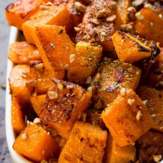 Maple Pecan Roasted Butternut Squash - Life Made Sweeter