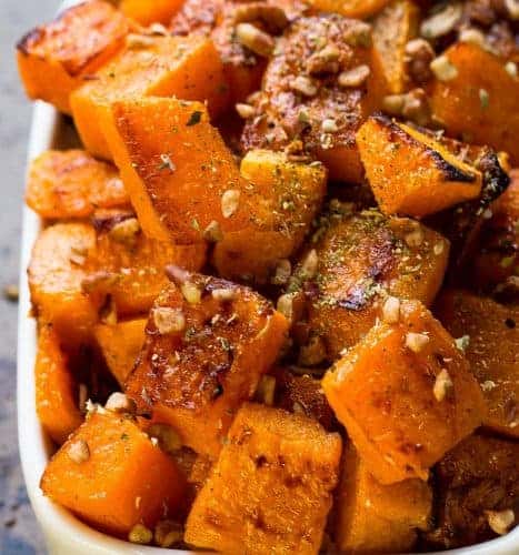 Maple Pecan Roasted Butternut Squash Life Made Sweeter