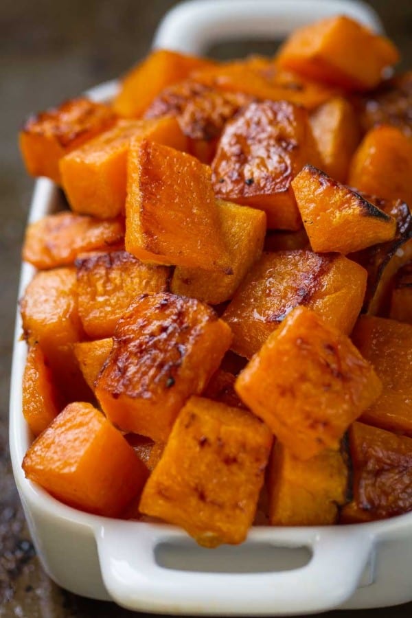 Roasted Butternut Squash | Easy Side Dish Recipe only 4 Ingredients