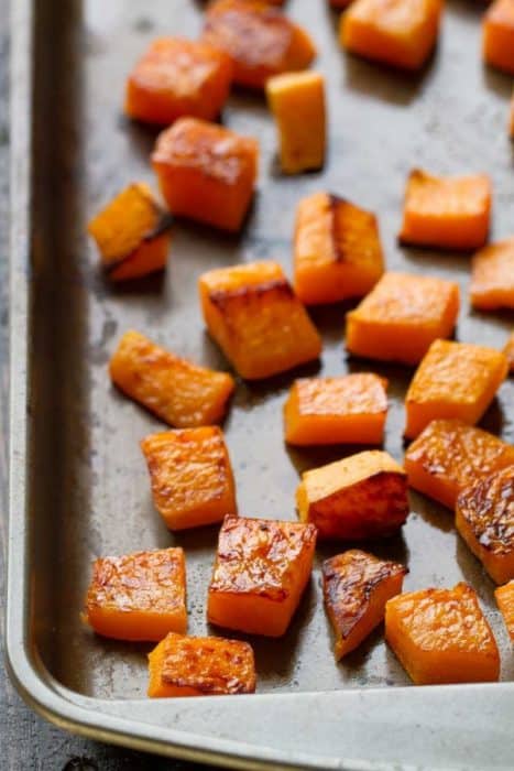 Roasted Butternut Squash Easy Side Dish Recipe Only 4 Ingredients