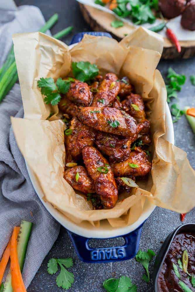 Masala Chicken Wings - these crispy baked wings are full of flavor and the perfect spicy game day appetizers.