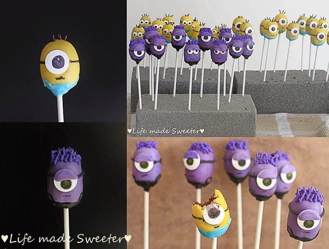 Minion Cake Pops 