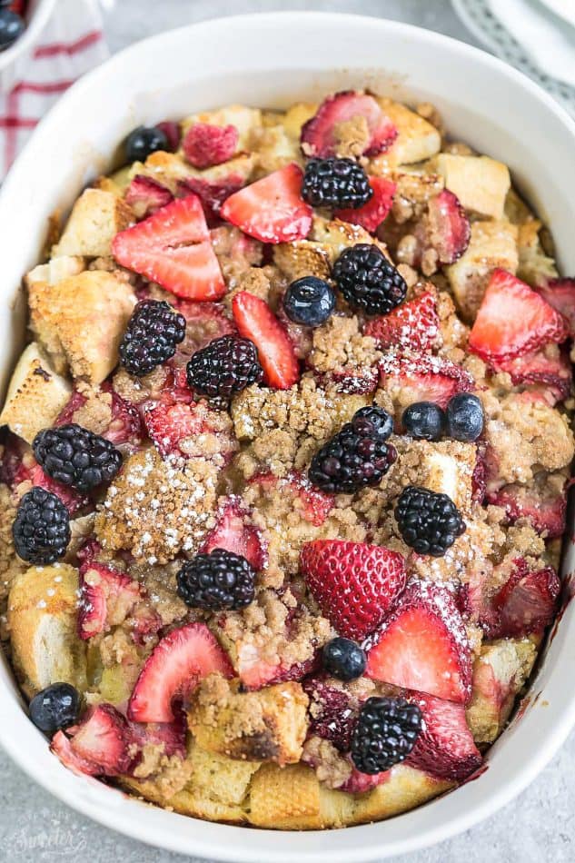 Mixed Berry French Toast Bake Recipe Easy Make Ahead Breakfast