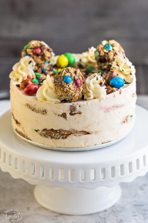 Monster Oatmeal Cookie Icebox Cake makes the perfect easy no bake dessert for sharing!
