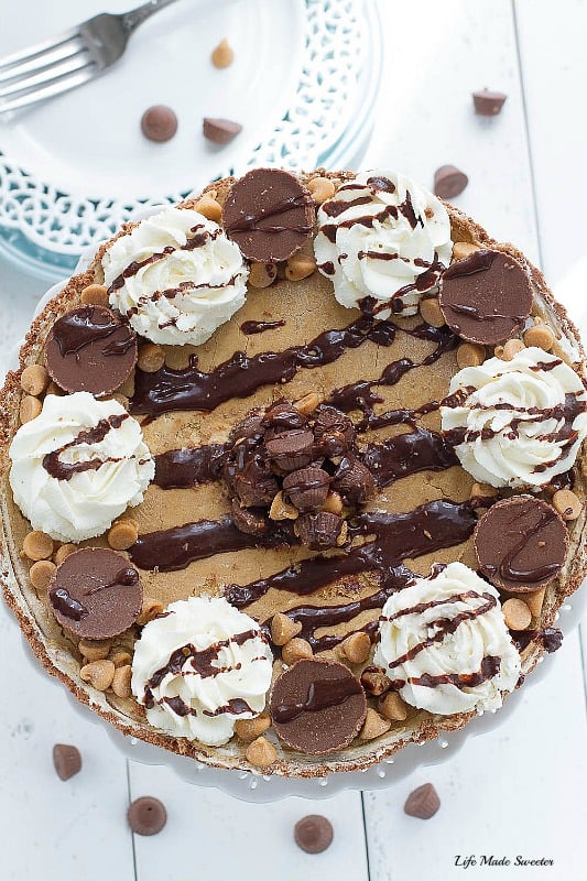 No Bake Peanut Butter Cup Cheesecake makes an easy summer dessert