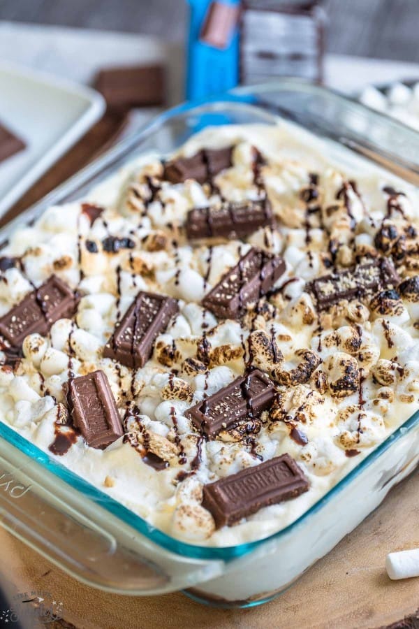 No Bake S'mores Icebox Cake makes the perfect cool treat..