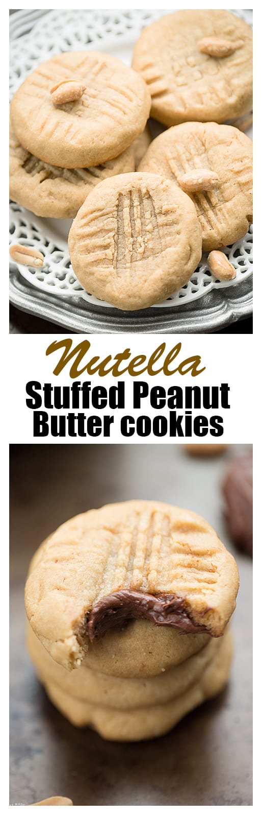 Nutella Stuffed Peanut Butter Cookies Make The Perfect Treat
