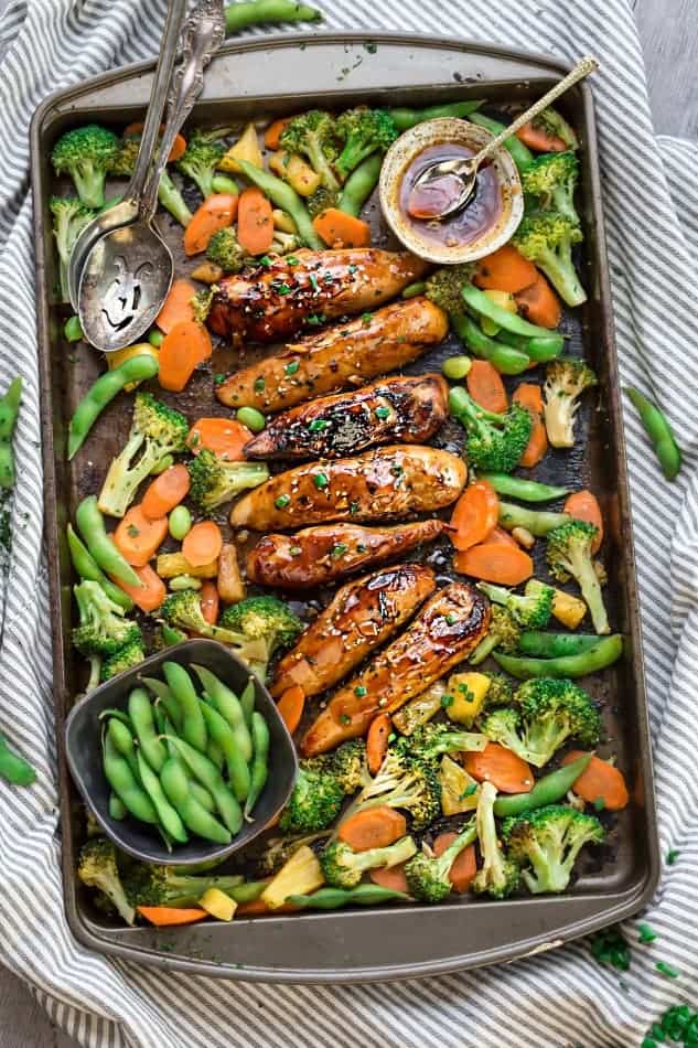 One Pan Chicken and Veggies