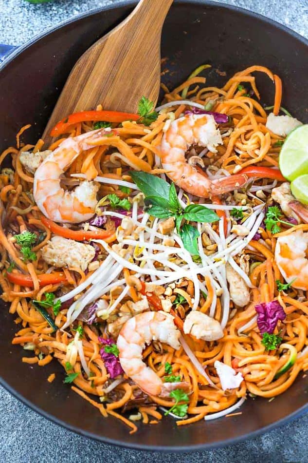 Pad Thai Sweet Potato Noodles