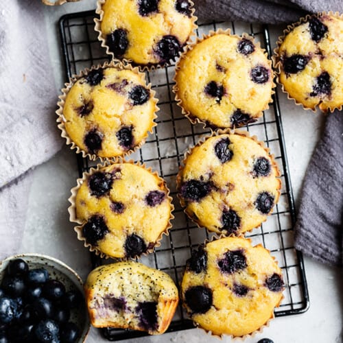 Lemon Blueberry Muffins | Life Made Sweeter