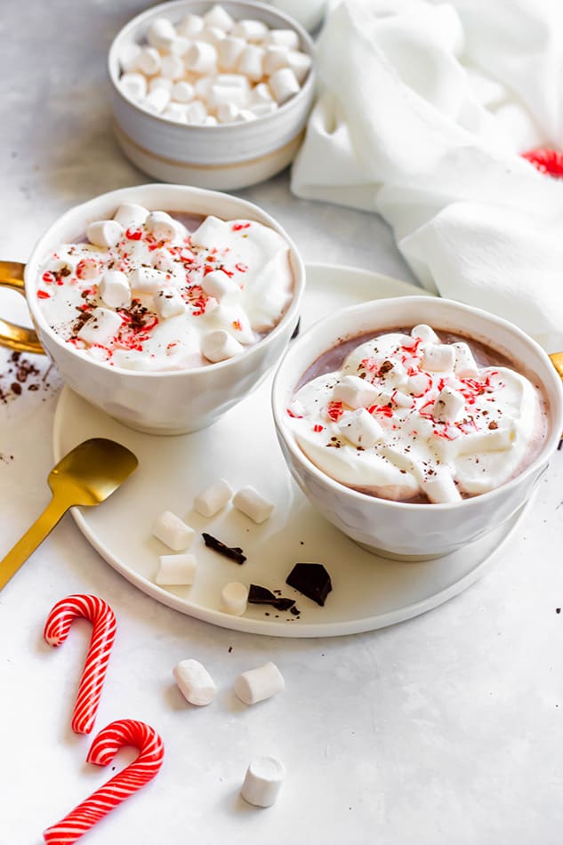 Healthy Peppermint Hot Chocolate Recipe The Best Holiday Drink