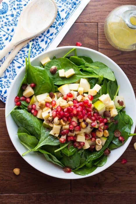 Pear-Gouda-and-Hazelnut-Salad-with-Pomegranates-and-a-White-Wine-Vinaigrette