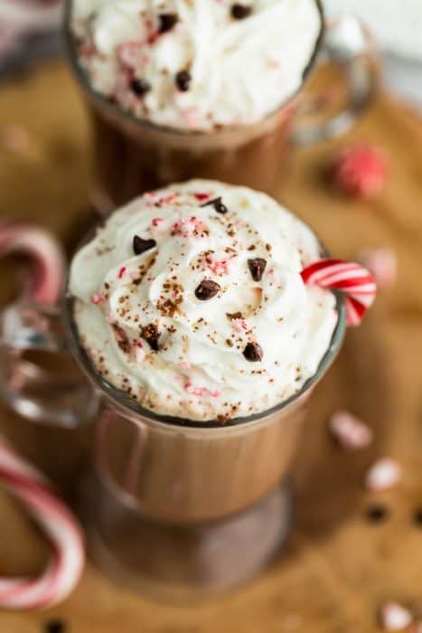Homemade Peppermint Mocha Latte | Easy Homemade Latte Recipe