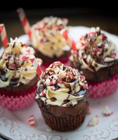 Peppermint Mocha Cupcakes make the perfect festive treat
