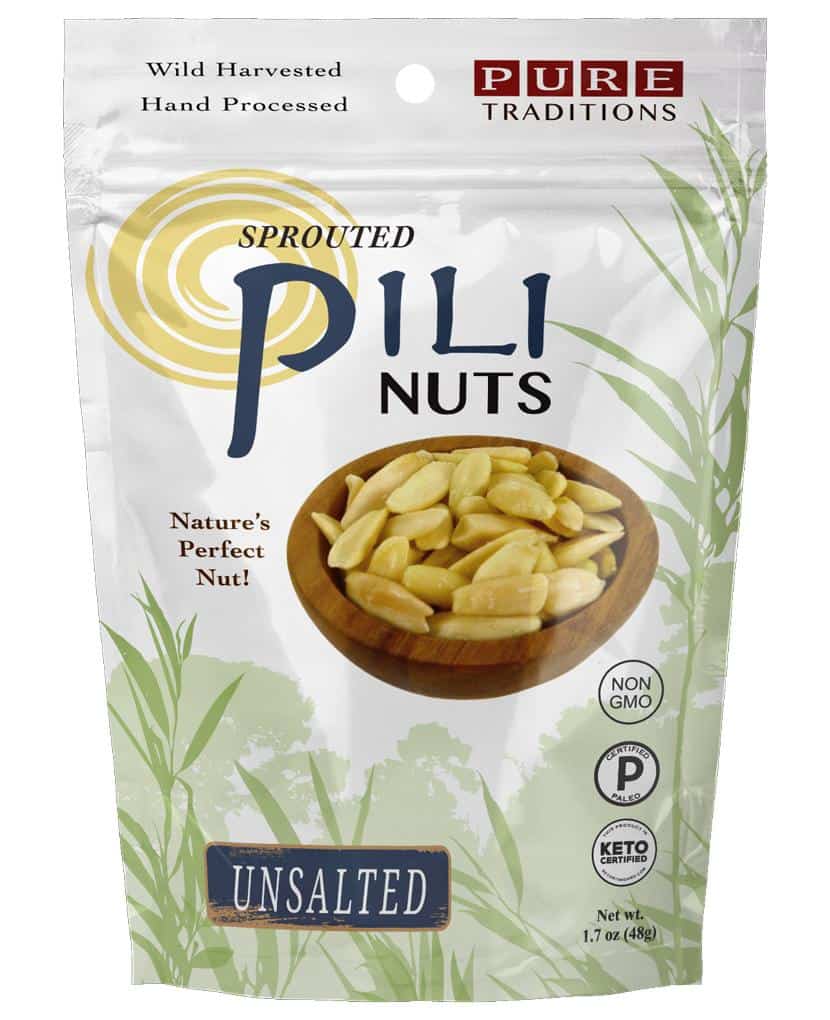 A bag of Sprouted Pili Nuts