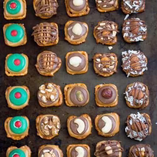 Easy Turtle Pretzel Bites 9 Ways With Almond Joy Snickers easy-turtle-pretzel-bites-9-ways-with-almond-joy-snickers