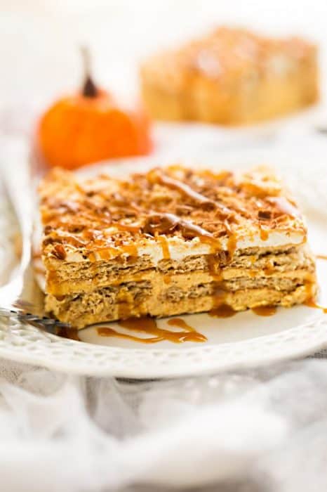 Pumpkin Icebox Cake | Easy No Bake Dessert Recipe