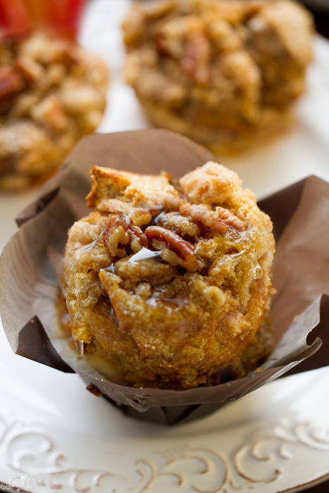 Pumpkin Nutella French Toast Muffin Cups