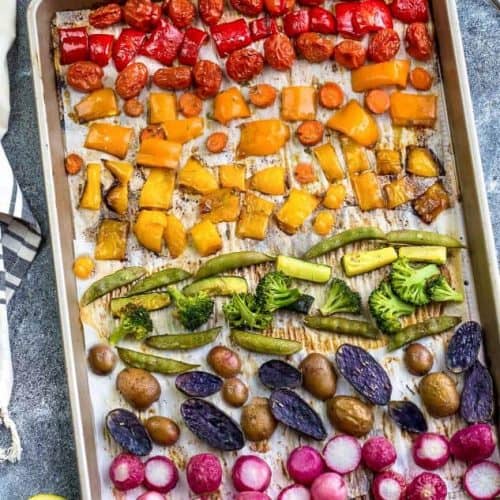 Rainbow Roasted Vegetables + Video Life Made Sweeter