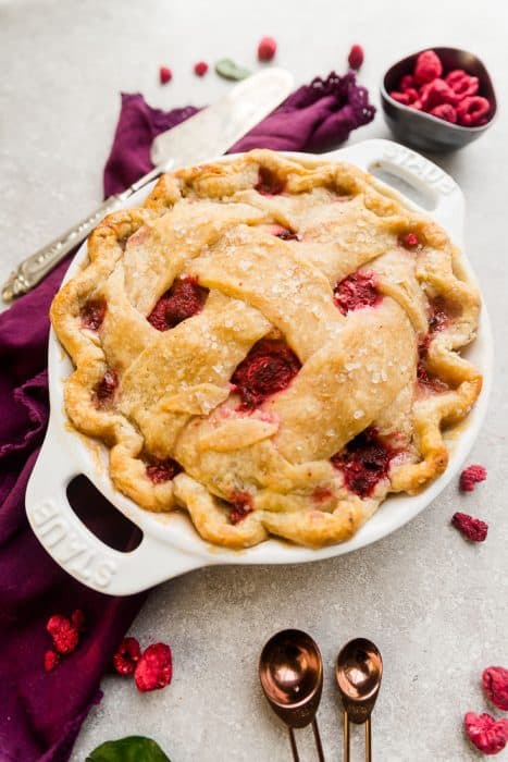 Easy Raspberry Apple Pie Quick And Simple Summer Pie Dessert Recipe