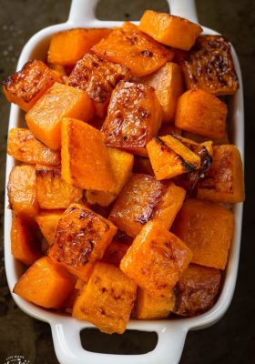 Roasted Butternut Squash make the perfect easy side dish!