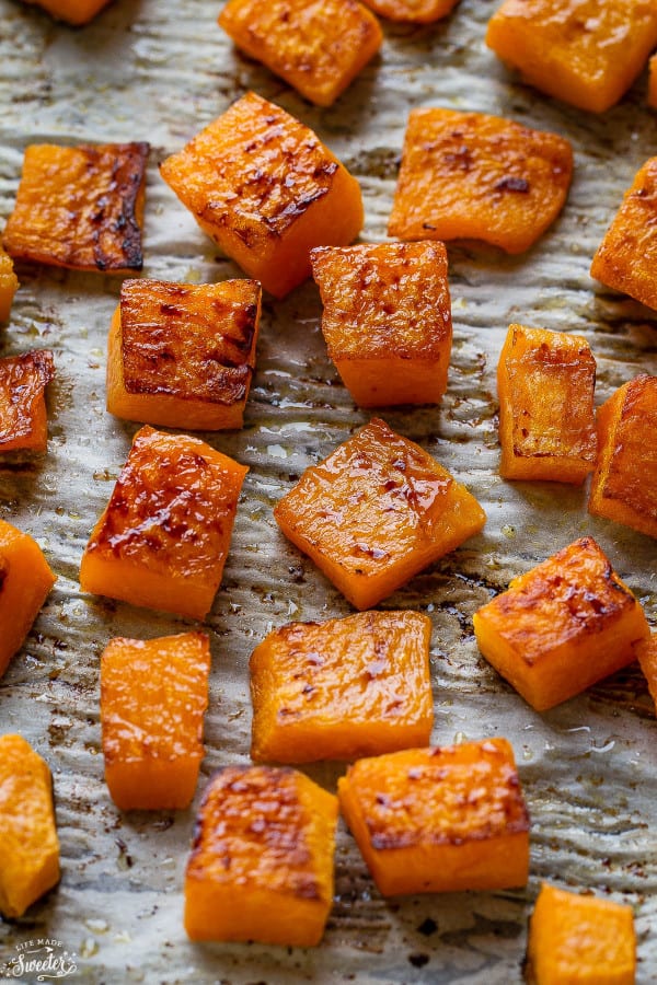 Roasted Butternut Squash make the perfect easy side dish