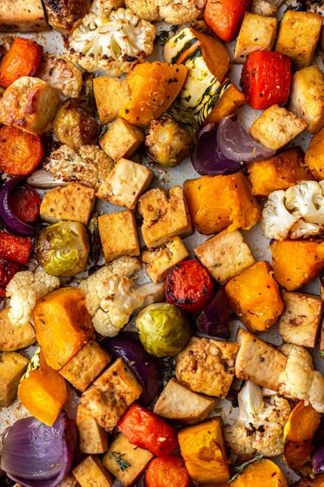 Sheet Pan Veggies and Tofu - Life Made Sweeter