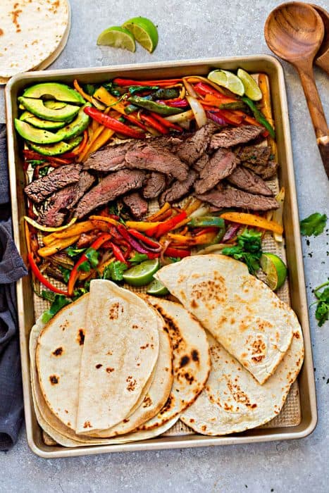 Sheet Pan Steak Fajitas Life Made Sweeter