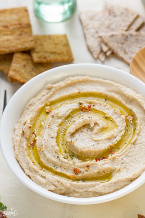 Simple and Easy Hummus Without Tahini - Life Made Sweeter