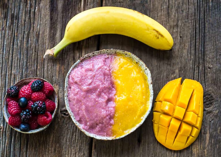 Mango Smoothie Bowl Vegan + Whole30 Life Made Sweeter