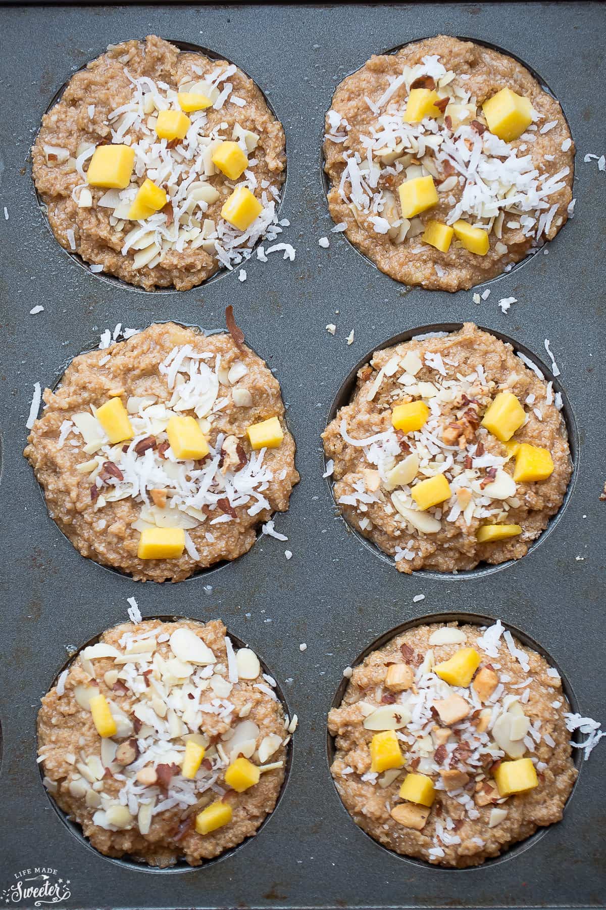 Skinny Mango Banana Muffins Life made Sweeter