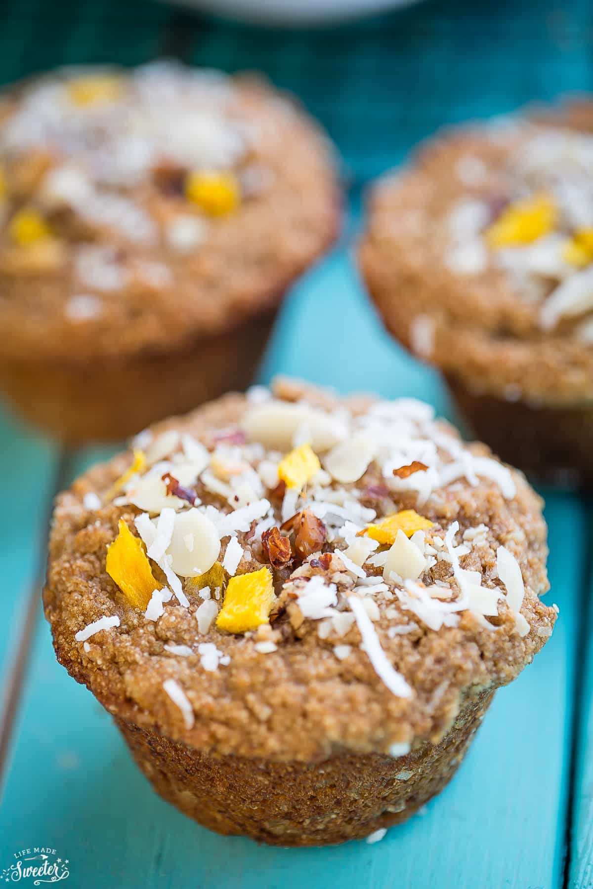 Skinny Mango Banana Muffins Life made Sweeter