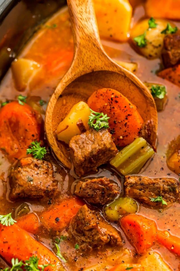 Slow Cooker Beef Stew is a classic comforting meal perfect for a chilly day