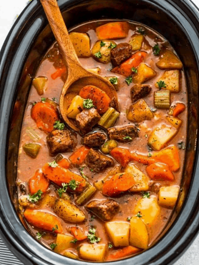 Slow Cooker Beef Stew - Life Made Sweeter