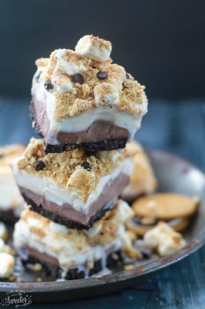 S'mores Ice Cream Bars make the perfect easy frozen treat!