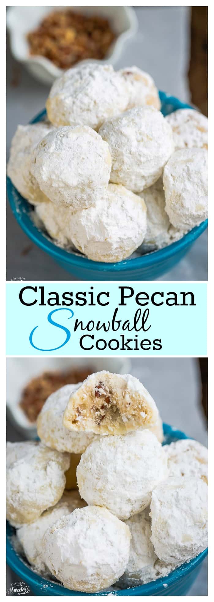 Snowball Cookies are perfect for your Christmas cookie tray!!!