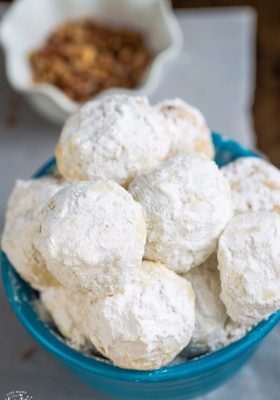 Classic Pecan Snowball Cookies are the perfect treat for your Christmas cookie tray! Best of all, they're so easy to make and always a popular favorite!